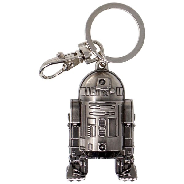 R2D2 Star Wars R2-D2 Pewter Key Ring 800233 - main